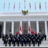 Sesi Foto Presiden Prabowo-Gibran Bersama Kabinet Merah Putih Usai Pelantikan di Istana Kepresidenan